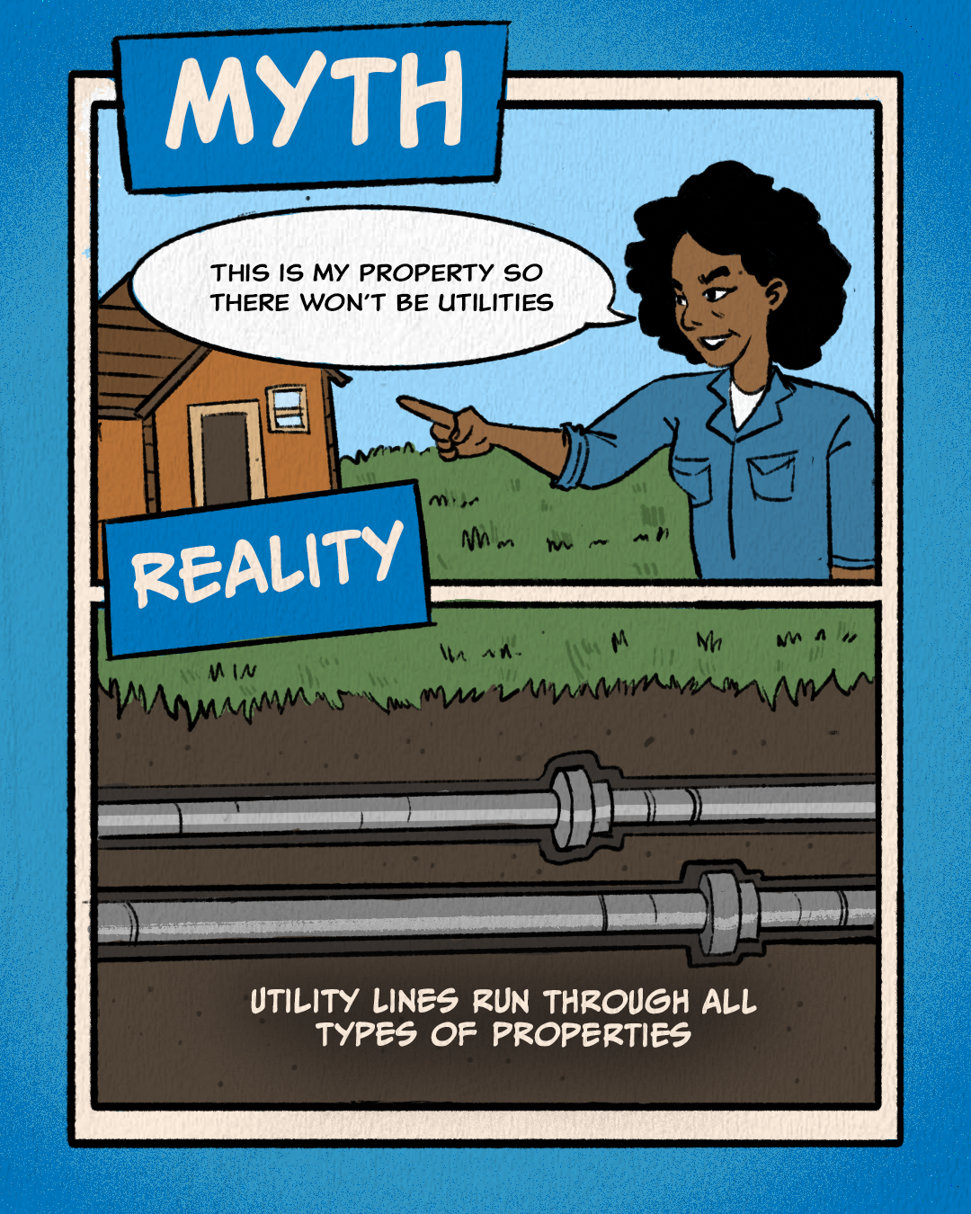 Safe Digging Display Call 811: 4 Common Safe Digging Myths (and the Facts) | Williams Companies