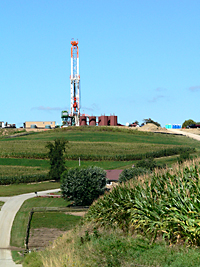 Rig in the Marcellus Shale