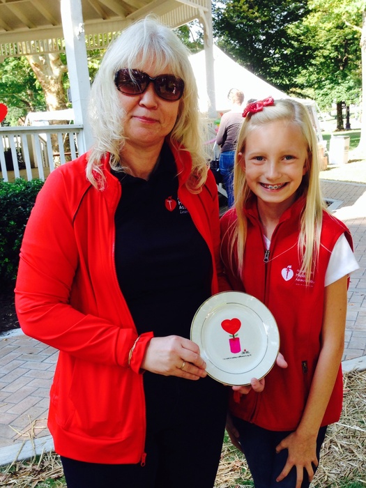 Williams employee Leigh's daughter, Shannon (right), accompanied her mom - and other Williams employees - during this year's Heart Walk. Pictured here with Barbara Roth from the American Heart Association.