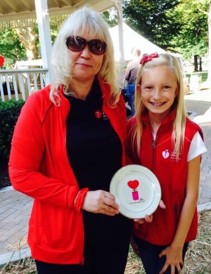 Williams employee Leigh's daughter, Shannon (right), accompanied her mom - and other Williams employees - during this year's Heart Walk. Pictured here with Barbara Roth from the American Heart Association.