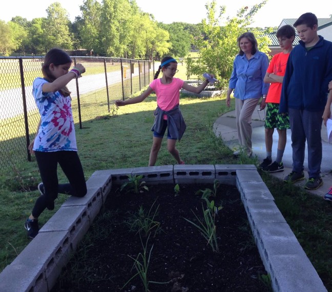 Outdoor classroom Bixby North Intermediate 2016