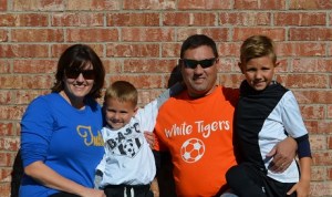 Sherylen Booth and her family.