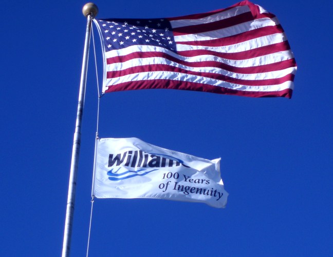US and Williams Flags