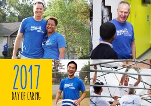 4 photos of day of caring projects 