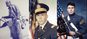 photo of 3 service member including Bill