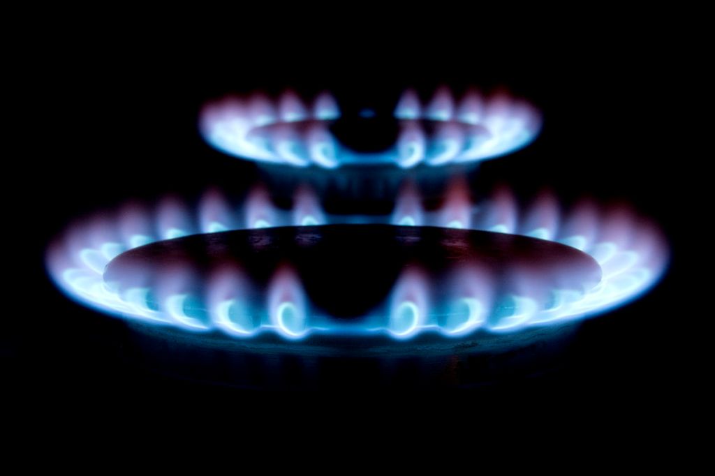natural gas flame
