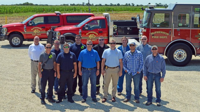 Employees from Williams, CHS, Enterprise and the McPherson Fire Department meet at Mutual Aid Conway, or MAC. The site is intended to be used as a staging area in case of emergency incidents for Williams and other nearby energy operators.