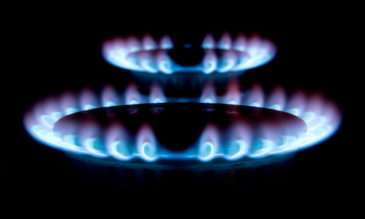 natural gas flame